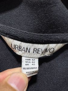 Urban Revivo Black Polo TShirt