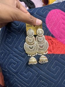 Long Jhumka Style Earing