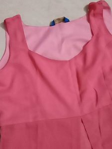 Front Slit Long Cap Kurti For Party Wear .