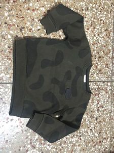 Cute Camo Print Sweatshirt