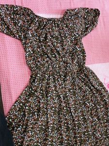 Floral Maxi Stretchable Dress