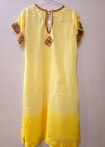 Ombre Chiffon Kurta And Dupatta