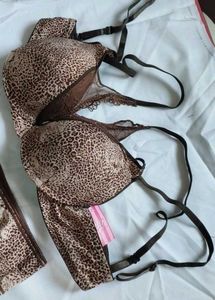 Leopard Print Lingerie Set