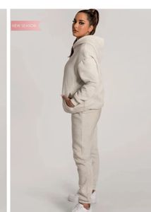 White Hoodie &amp; Jogger Set