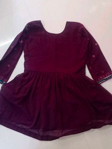 Elegant Kurta Sharara Set