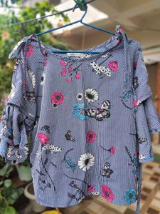 Tokyo Talkies Floral Print Top