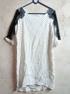 Ladies Trendy Chiffon Top Long Multicolour