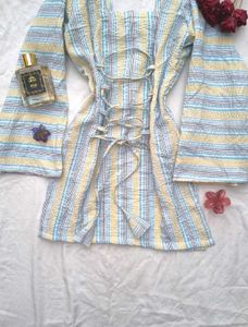 Striped corset back kurti🎀