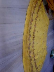 Yellow Embryo Dery Lehenga With Blouse And Duppta