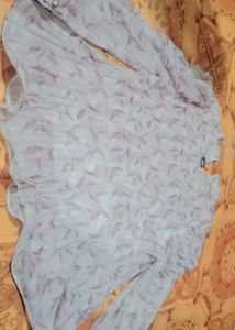 Floral Pleated Top