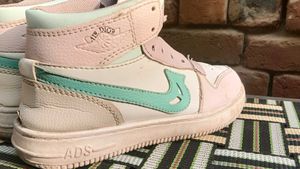 COOL PINK AND CYAN SNEAKERS