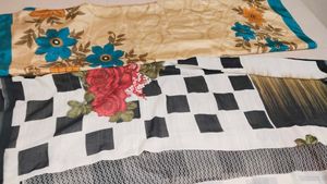 Floral Bedsheets &amp; Curtains Set