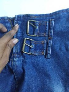 Denim Midi Skirt