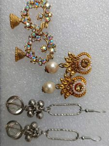 Dangle &amp; Drop Earrings combo pack of 3