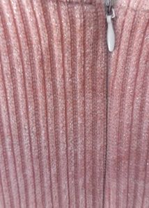 Cute Pink Corduroy Dress