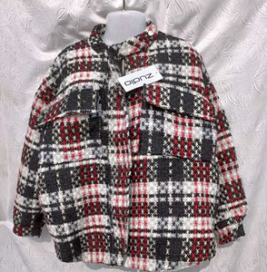 Y2k Plaid Flannel Shacket Jacket 🖤