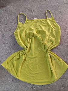 green lace cami top