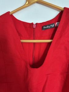 Classy Red Date Night Dress