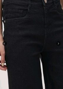 Roadster Black Wide Leg Jeans