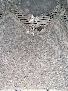 Lace Trimmed Tank Tops