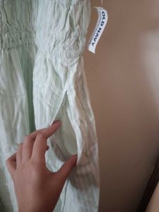 Striped Ruffle Dress