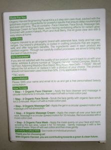 Organic Harvest Facial Kit