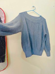 Light Blue Knit Sweater