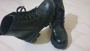 The Black Chelsea Combat Boots