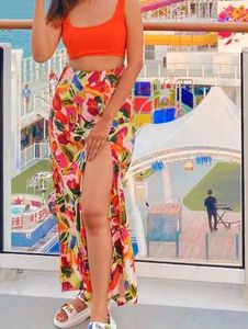 Crepe Skirt