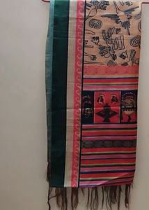 Pure Silk Madhubani Print Dupatta