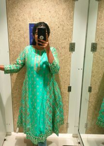 🌟 Elegant Green Kurti – Like New! 🌟
