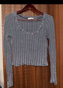 ZARA 🛍️Striped Long Sleeve Top