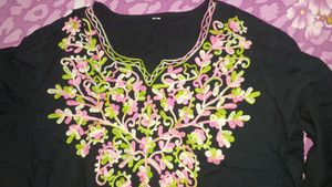 Chikankari Short Kurti