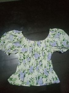 Berrylush Casual Half Sleeve Solid Women Green Top