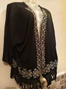 Boho Embroidered Kimono Combo