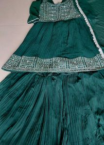 Teal Green Designer Dress