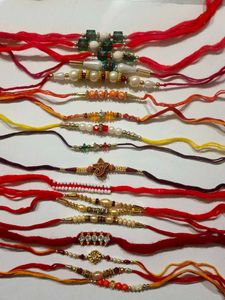 Handmade Rakhi Bracelets (Set of 12)