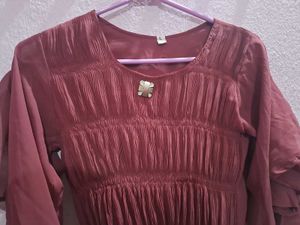 Elegant Coral Top