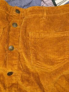 Corduroy Mini Skirt