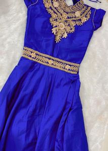 Elegant Blue Ethnic Gown