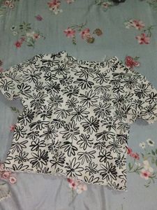 Floral Print Crop Top