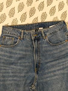 Wide Leg Denim Jeans