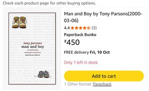 Man and Boy by Tony Parsons