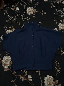Price Drop!!! Blue Party Wear Cute Blouson Top