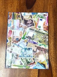 CURRENCY ALBUM FOR BANKNOTES- 34 PAGES 102 POCKETS