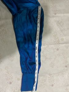 Bell Sleeves Blouse With Strings Tied On Waist
