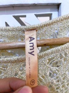 Golden Breeze Crochet Top C