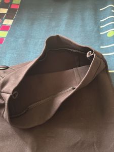 Black Mini Skirt with Button Detail