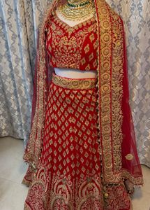 Red Bridal Lehenga Choli