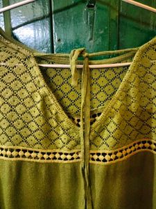 Max olive green full sleeve top